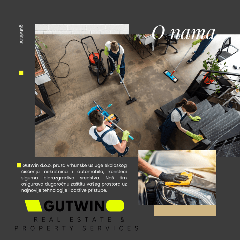 Ekološko čišćenje i održavanje nekretnina s GutWin